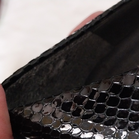 Stuart Weitzman snakeskin open toe platform 3.5 inch heels size 9.5 - Picture 10 of 11